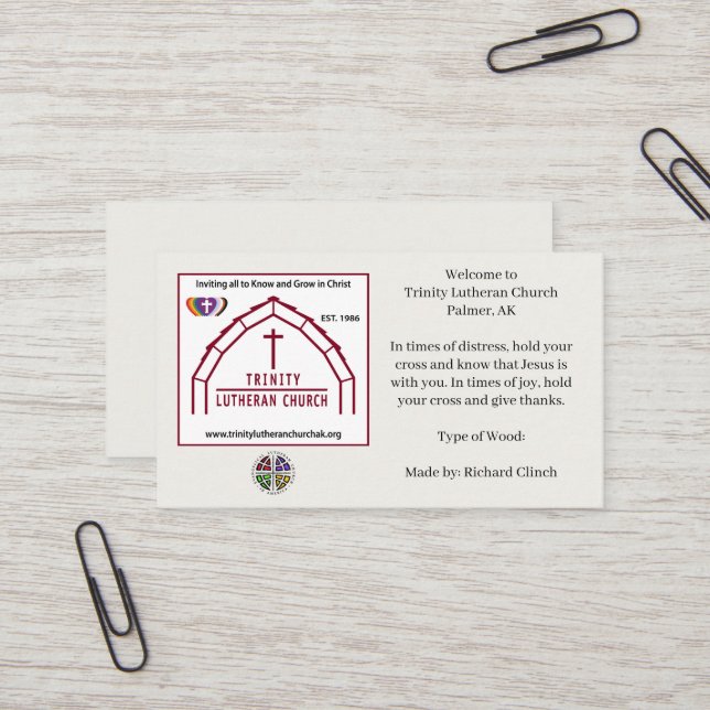 Cross Ministry Cards  (Front/Back In Situ)