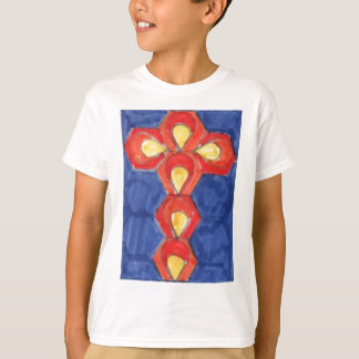 Cross Motif Children's Basic Long Sleeve T-Shirt