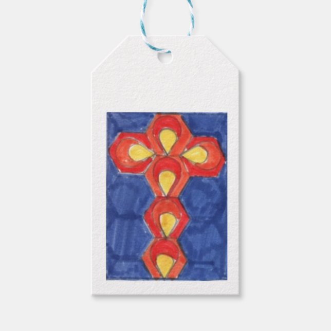 Cross Motif Gift Tags (Front)