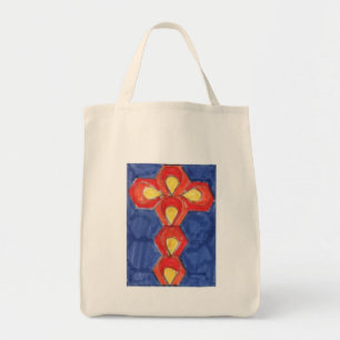 Cross Motif Grocery Bag