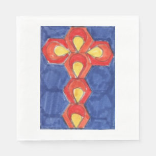Cross Motif Luncheon Paper Napkins