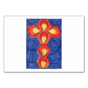 Cross Motif Table Card