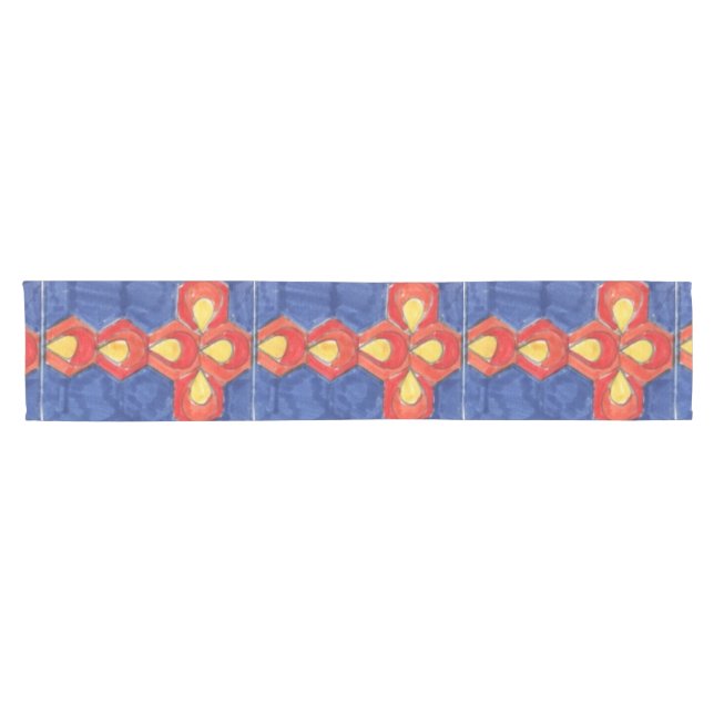 Cross Motif Table Runner (Horizontal)
