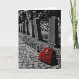 Cross My Heart Sympathy Card