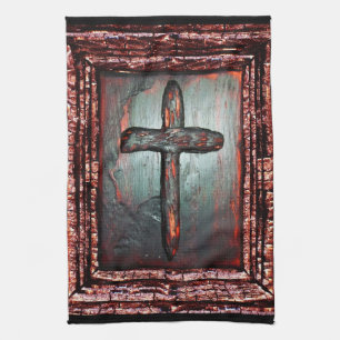 Cross of Blood Kitchen Towel
