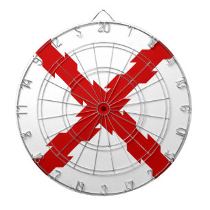 Cross of Burgundy Flag Dartboard