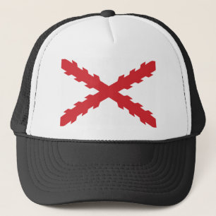 Cross of Burgundy Flag Trucker Hat