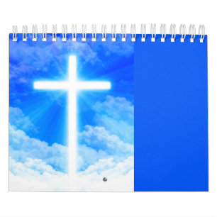 Cross of Light Jesus Christ Customizable Christian Calendar