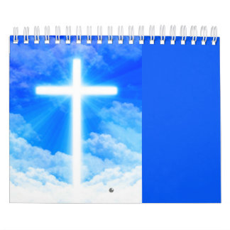 Cross of Light Jesus Christ Customizable Christian Calendar