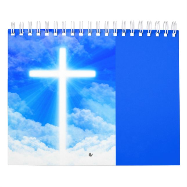 Cross of Light Jesus Christ Customizable Christian Calendar (Cover)