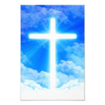 Cross of Light Jesus Christ Customizable Christian