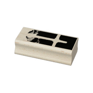 Cross of Light Jesus Christ Customizable Christian Rubber Stamp