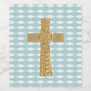 Cross of Light Jesus Christ Wine Label