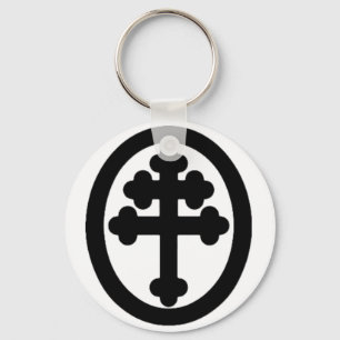 Cross of Lorraine Keychain