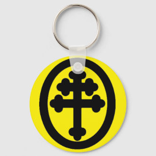 Cross of Lorraine Keychain