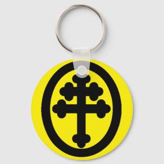 Cross of Lorraine Keychain