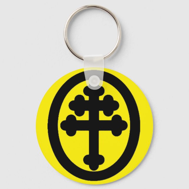 Cross of Lorraine Keychain (Front)