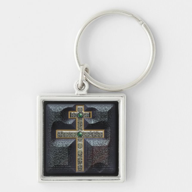 cross of lorraine keychain (Front)
