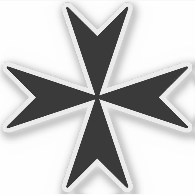 Cross Of Malta (black) (Front)