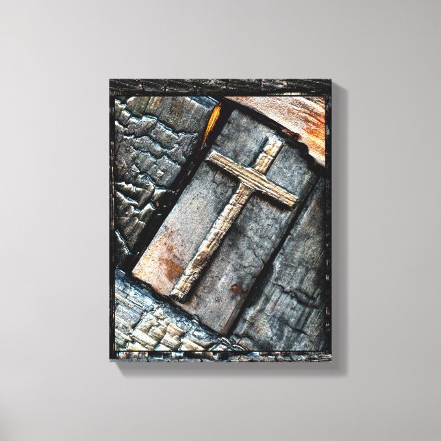 Cross of Protection Canvas Print (Front)