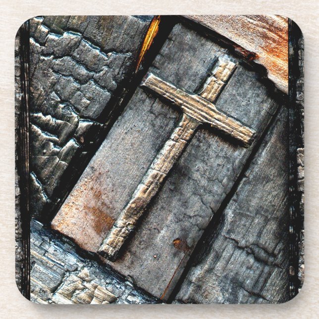 Cross of Protection Coaster (Front)