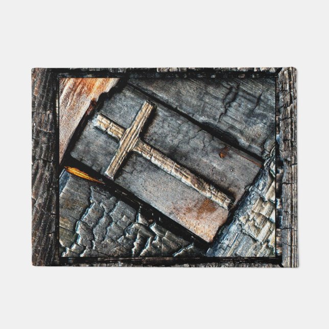 Cross of Protection Doormat (Front)