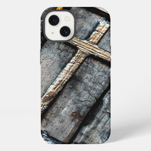 Cross of Protection iPhone Case (Back)