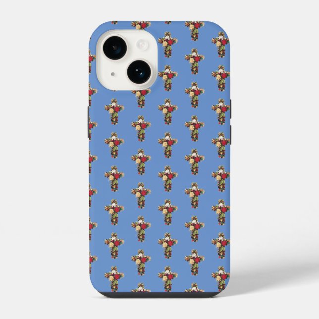 Cross of Roses iPhone Case (Back)