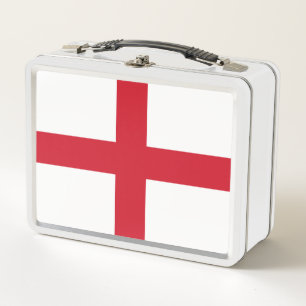 Cross of St George ~ Flag of England Metal Lunch Box