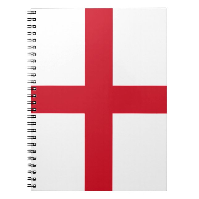 Cross of St George ~ Flag of England  Notebook (Front)