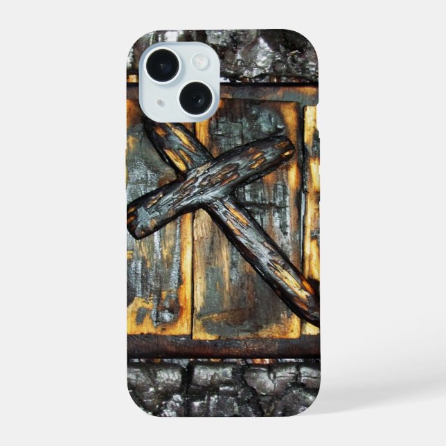 Cross of The Apocalypse iPhone 15 Case (Back)