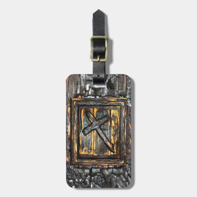 Cross of The Apocalypse Luggage Tag (Front Vertical)