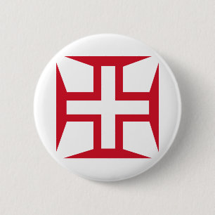 Cross of the Order of Christ 2 Inch Round Button