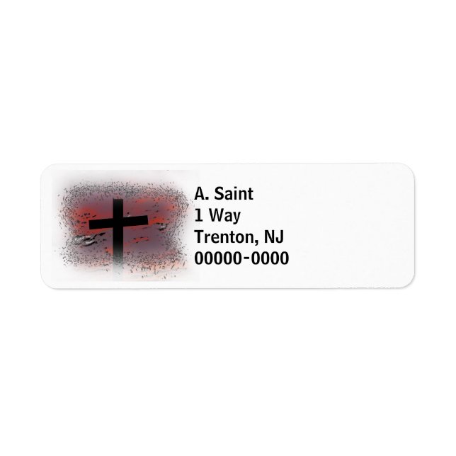 Cross on White (Front)