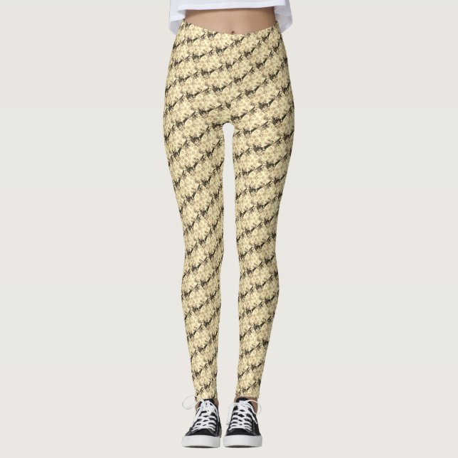 Cross pattern leggings design (Front)