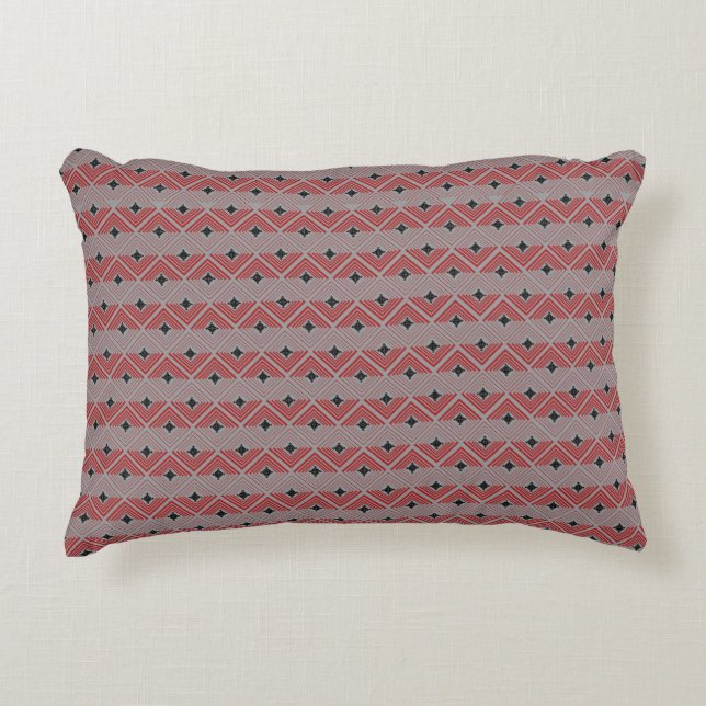 Cross Pendant pattern Accent Pillow (Front)