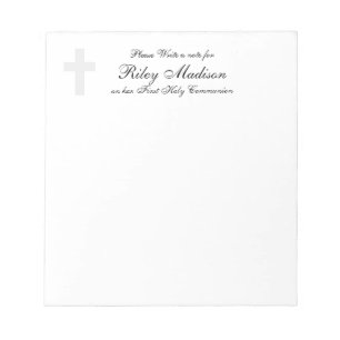 Cross Personalized Notepad