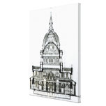 Cross section of St. Paul's Cathedral Stretched Canvas Prints
