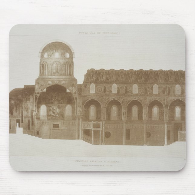 Cross-Section of the Palatine Chapel, Palermo, Sic Mouse Pad (Front)
