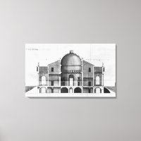Cross-section of the Villa Rotonda near