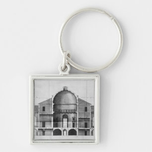 Cross-section of the Villa Rotonda near Keychain