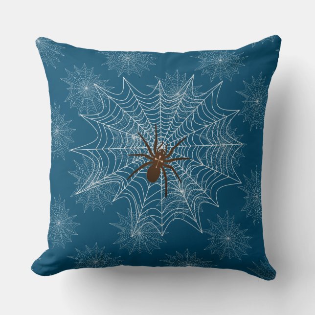 cross spider throw pillow (Front)
