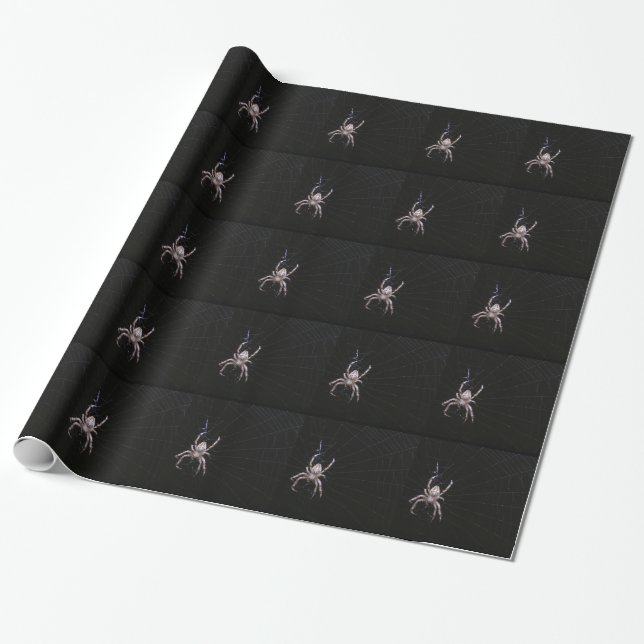 Cross Spider ~ Wrapping paper (Unrolled)