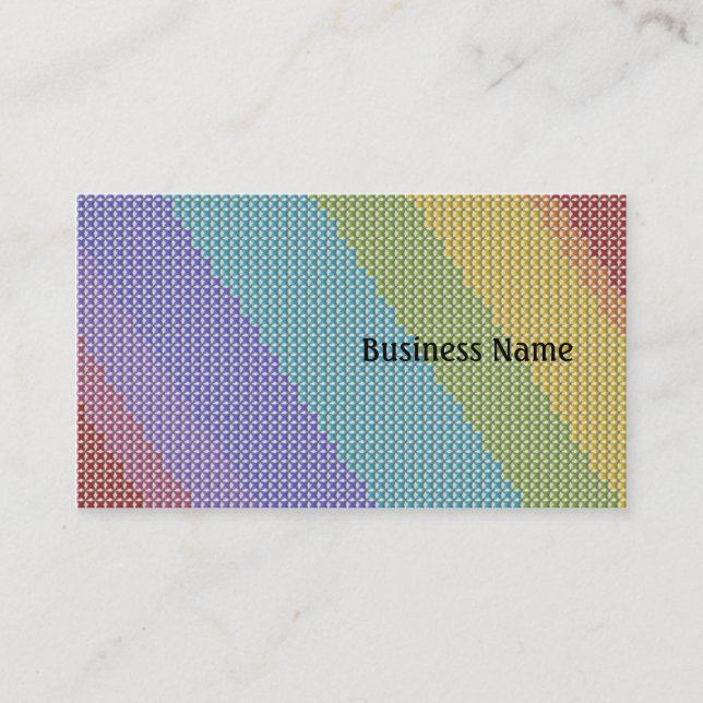 Cross stitch business card (Front)