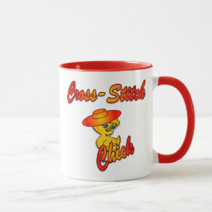 Cross-Stitch Chick #5 Mug