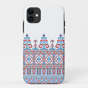 Cross-stitch design iPhone 11 case