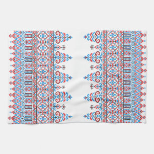 Cross-stitch design kitchen towel