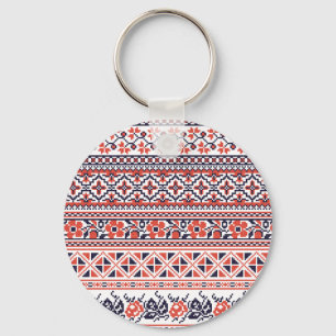 Cross-stitch design Patterns Keychain