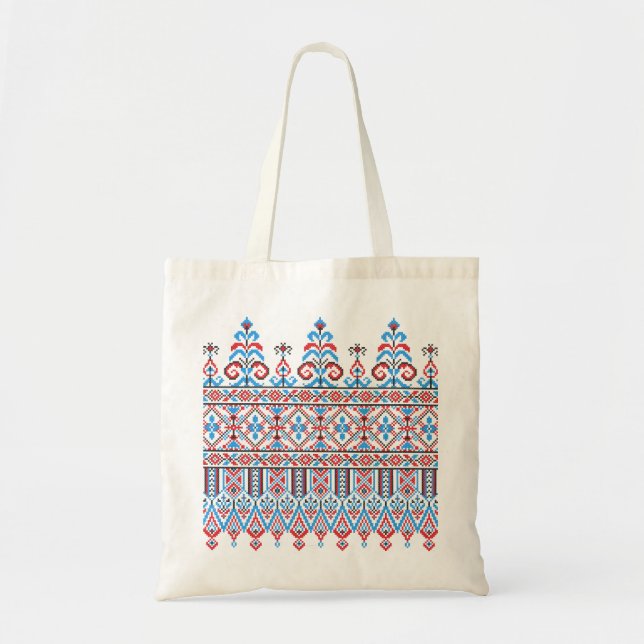 Cross-stitch design tote bag (Front)