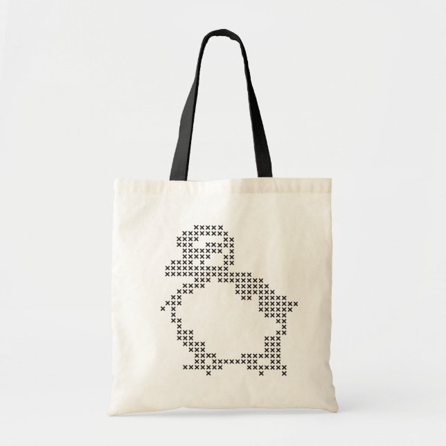 cross-stitch duckling tote (Front)